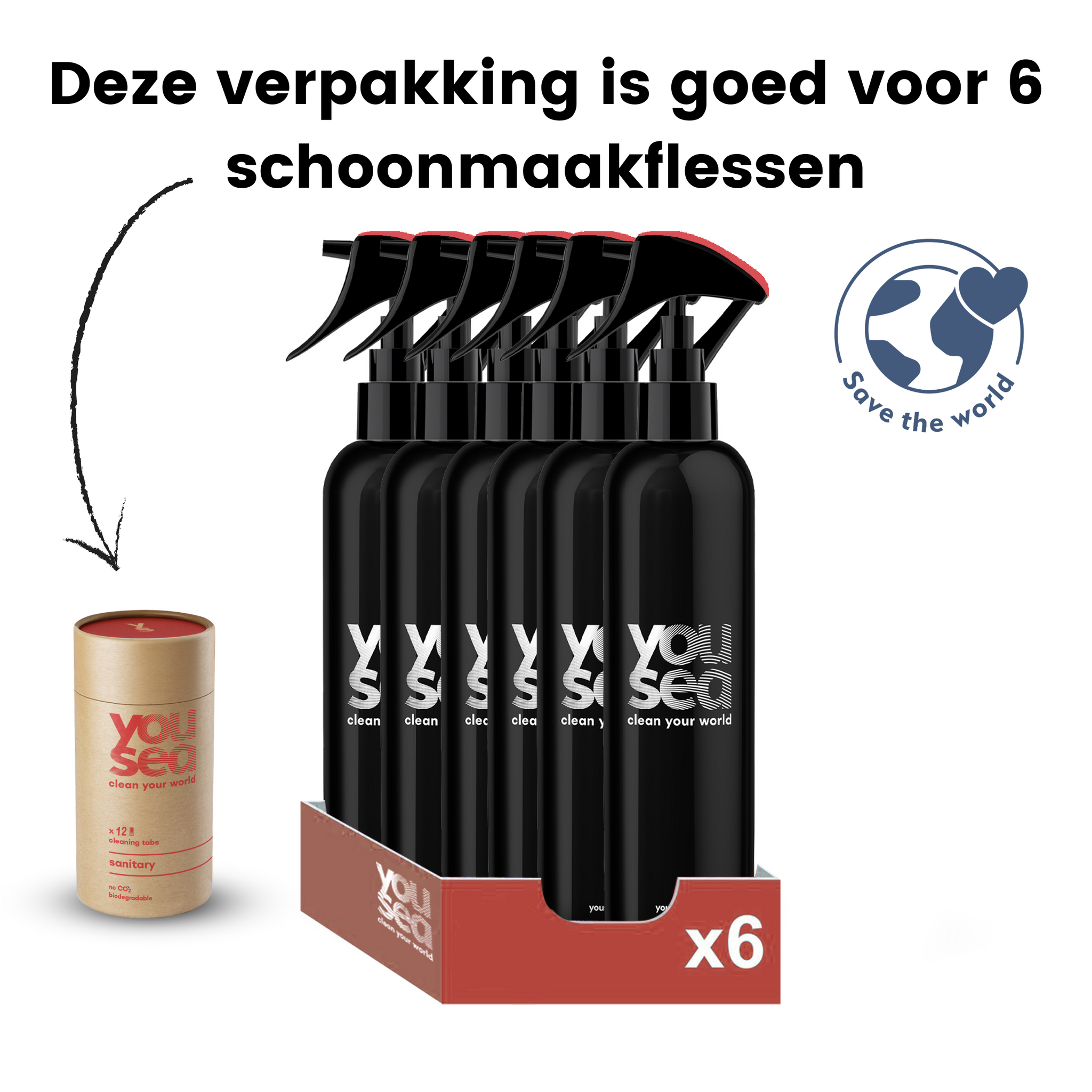 Badkamerreiniger Eco-Xtabs™ 6 stuks