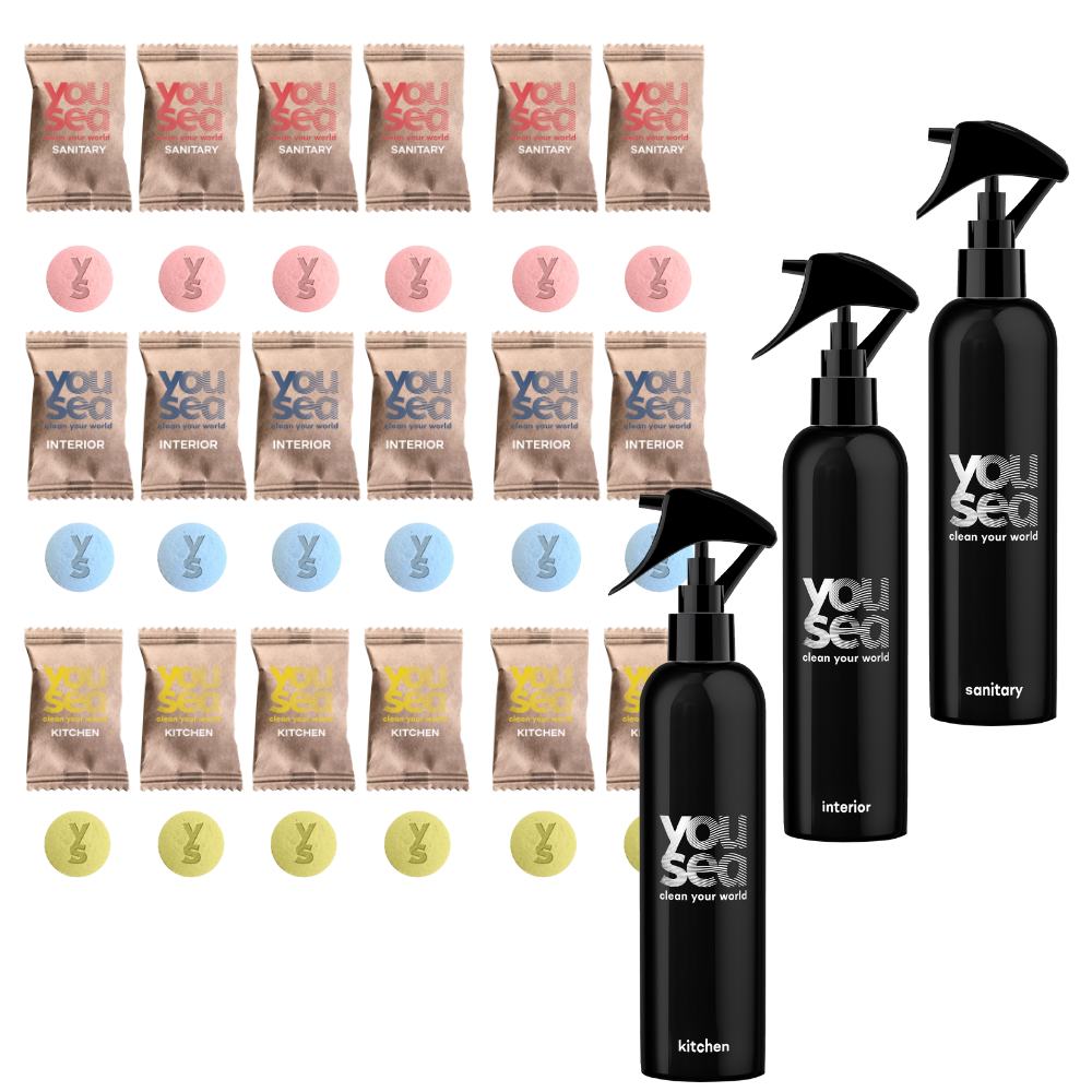 Schoonmaak Starterspakket 2 met 24 Eco-Xtabs™